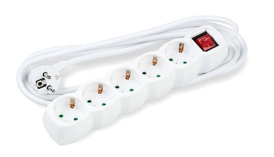 Technik Πολύπριζο 5 Θέσεων 3x1,5mm 3m με Διακόπτη