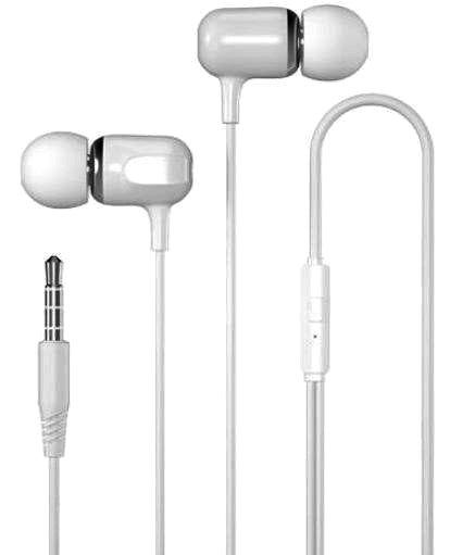 XO EP31 Ακουστικά Handsfree 80τμχ/Μπουκάλι Λευκά