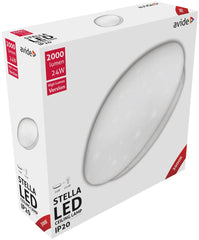 Avide LED Μοντέρνα Πλαφονιέρα Οροφής Stella (Starry) 24W 380x110.0mm Θερμό 3000K