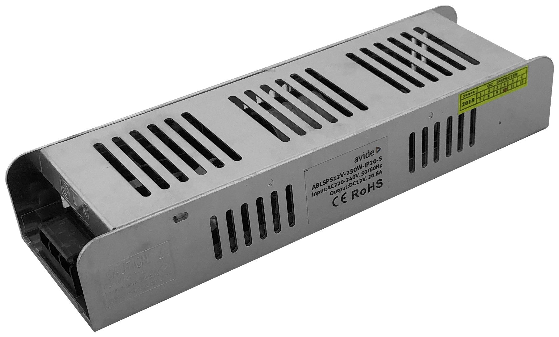 Avide Τροφοδοτικό LED Ταινίας 24V 250W IP20 Slim