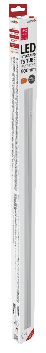 Avide Φωτιστικό LED Πάγκου Κουζίνας 9W 600mm Θερμό 3000K με Πρίζα