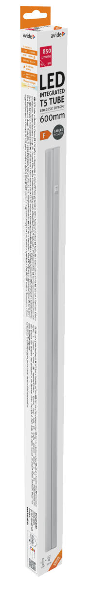 Avide Φωτιστικό LED Πάγκου Κουζίνας 9W 600mm Λευκό 4000K με Πρίζα