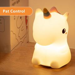 ATC LED Μονόκερος Φωτάκι Νυκτός Σιλικόνης