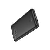 XO PB312 Powerbank 10.000mAh Μαύρο