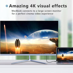 Καλώδιο Type-C σε HDTV 4Kx2K 30HZ 1.8m