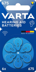 VARTA Μπαταρίες Βαρηκοΐας 675 6 pcs