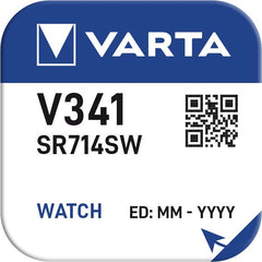Varta Μπαταρία Ρολογιού V341 (1τμχ)