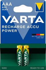 Varta Επαναφορτιζόμενες Μπαταρίες R2U AAA 800mAh (2τμχ)
