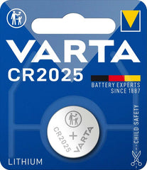 Varta Μπαταρία Κουμπί Λιθίου CR2025 (1τμχ)