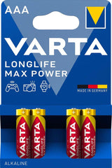 Varta Μπαταρίες Longlife Max LR03 AAA (4τμχ)