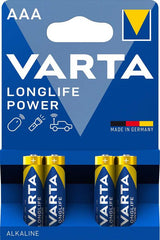 Varta Μπαταρίες Longlife Power LR03 AAA (4τμχ)