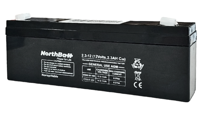 NORTHBATT Μπαταρία Μολύβδου GEN. USE AGM 12V 2.3Ah, C20