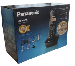 Panasonic Ασύρματο Σταθερό Τηλέφωνο KX-TG1611 Μαύρο