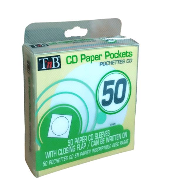 Χάρτινα Καλύμματα CD 50τμχ