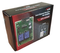 Δικάναλος Δέκτης Εντολών KIT (Με 2 Κοντρόλ)