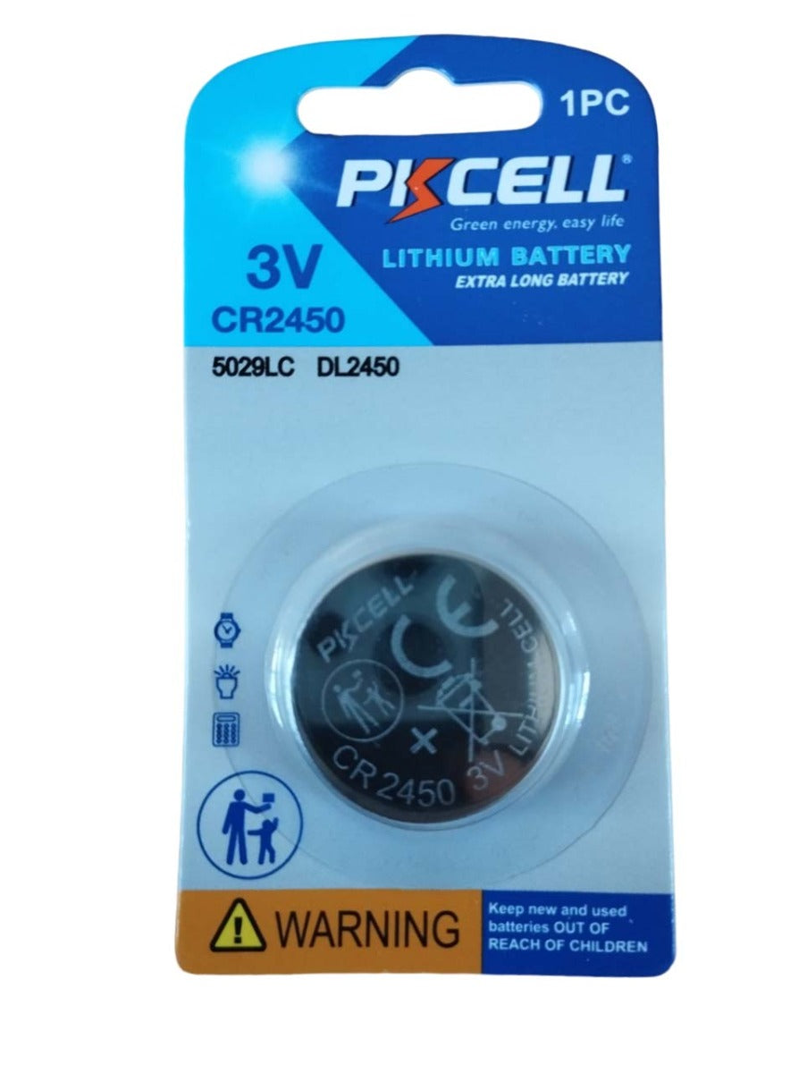 Pkcell Μπαταρία Κουμπί Λιθίου CR2450 (1τμχ)