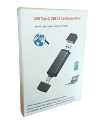 Αναγνώστης καρτών (Card Reader) 2 σε 1 Τύπος C + 3.0 A με μπρελόκ