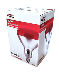 ATC Λάμπα Υπερύθρων 250W IP20 Κόκκινο