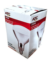 ATC Λάμπα Υπερύθρων 250W IP20 Διάφανο
