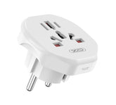 XO WL23 Αντάπτορας Πρίζας EU σε Universal Πρίζα Τοίχου