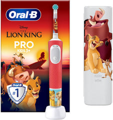 Oral-B Vitality Pro Παιδική Ηλεκτρική Οδοντόβουρτσα με Χρονόμετρο για 3+ Χρονών Lion King & Θήκη Ταξιδιού