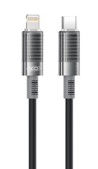 XO NB-Q282A Καλώδιο Σιλικόνης Type-c σε Lightning 30W Μαύρο