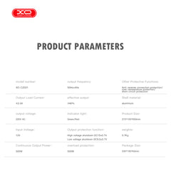 XO CZ021 Αντιστροφέας Αυτοκινήτου 220V/500W