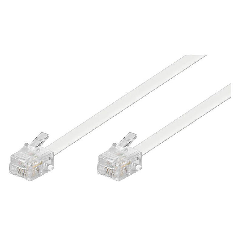 ATC Τηλεφωνική Προέκταση 6P4C 30m Λευκό