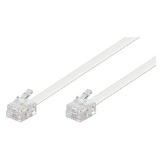 ATC Τηλεφωνική Προέκταση 6P4C 30m Λευκό