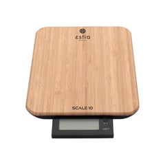 ESTIA ΖΥΓΑΡΙΑ ΚΟΥΖΙΝΑΣ SCALE 10 ΨΗΦΙΑΚΗ ΜΕΓΙΣΤΟY ΒΑΡΟΥΣ 10kg BAMBOO