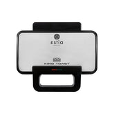 ESTIA ΤΟΣΤΙΕΡΑ KING TOAST 2 ΘΕΣΕΩΝ 900w ΜΕ ΒΑΘΙΕΣ ΑΠΟΣΠΩΜΕΝΕΣ ΑΝΤΙΚΟΛΛΗΤΙΚΕΣ ΠΛΑΚΕΣ