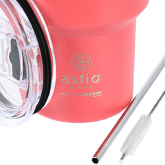 ESTIA ΘΕΡΜΟΣ MUG LITE SAVE THE AEGEAN 400ml FUSION CORAL