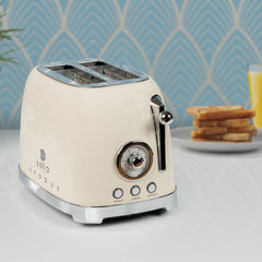 ESTIA ΦΡΥΓΑΝΙΕΡΑ ΡΕΤΡΟ EPOQUE 2 ΘΕΣΕΩΝ 815w ΚΡΕΜ