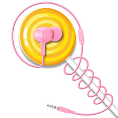 XO S6 Ακουστικά Handsfree Candy Ροζ