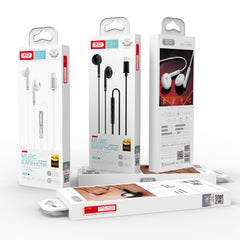 XO EP29 Ακουστικά Handsfree Type-C Μαύρα