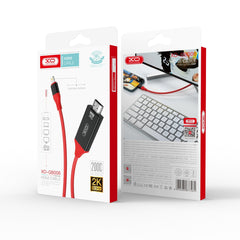XO GB-006 Καλώδιο Lightning σε HDMI + USB 2K