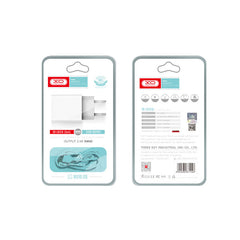 XO L65EU 2.4A Φορτιστής με Διπλή Θύρα USB για Micro