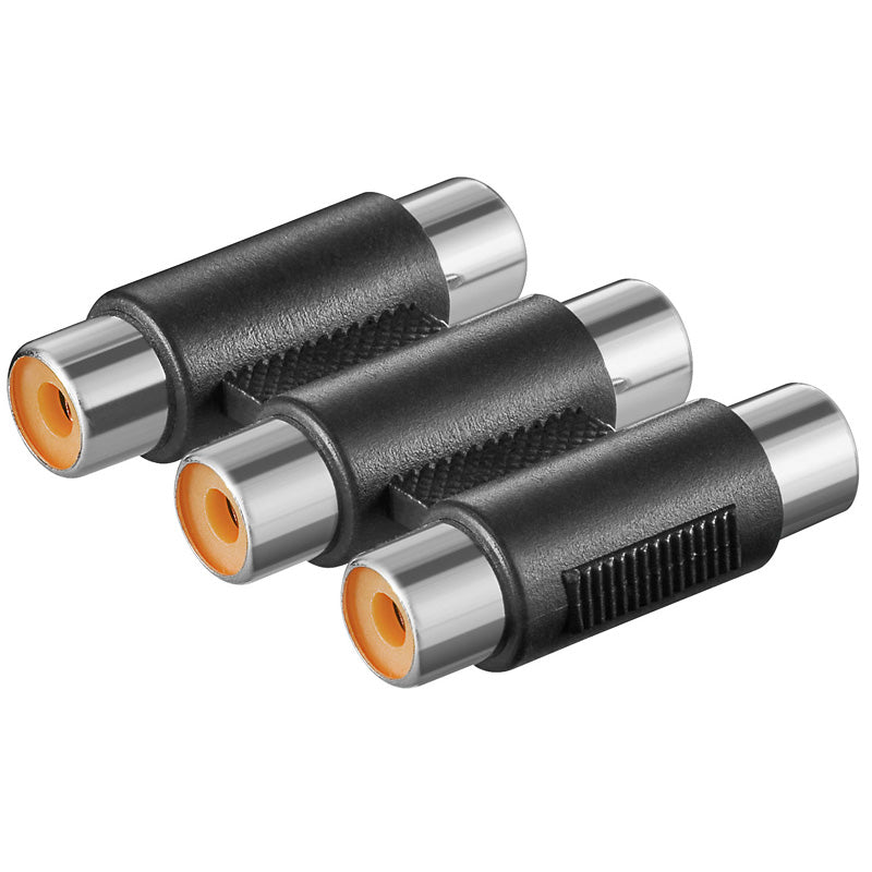 Μούφα 3 x RCA Θηλυκό / 3 x RCA Θηλυκό