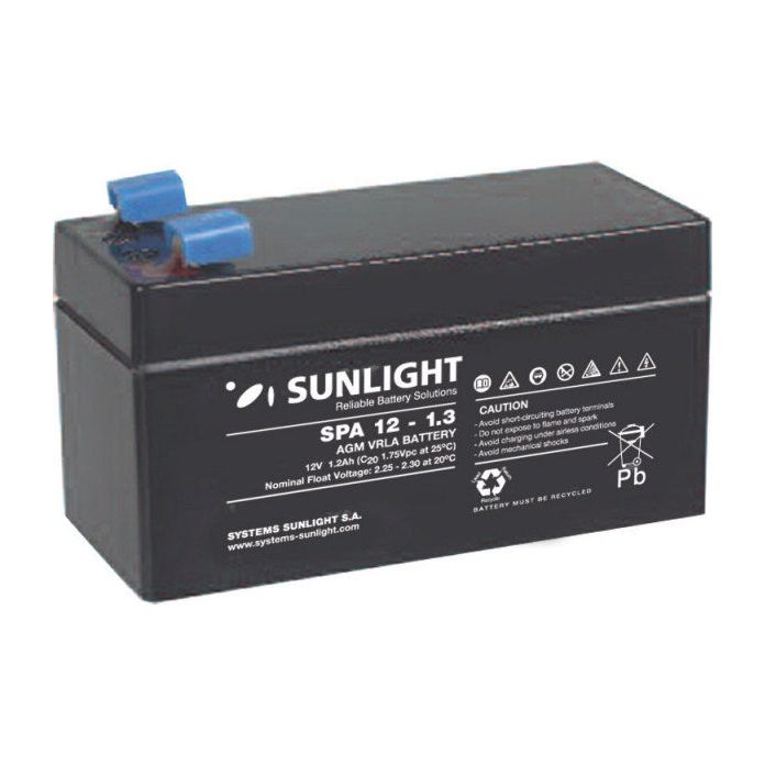 Sunlight Μπαταρία Μολύβδου 12V 1.3A