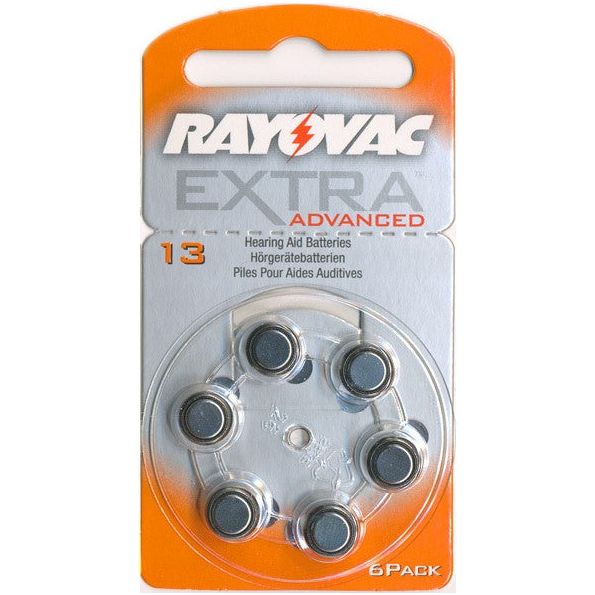 Rayovac Μπαταρίες Βαρηκοΐας Extra Advanced 13 (6τμχ)