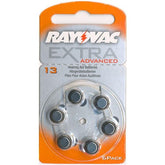 Rayovac Μπαταρίες Βαρηκοΐας Extra Advanced 13 (6τμχ)