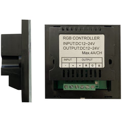 Avide Τηλεχειριστήριο Αφής και Ελεγκτής για LED Ταινία 12V 144W RGB Λευκό