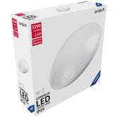 Avide LED Μοντέρνα Πλαφονιέρα Οροφής Cordelia 24W 380x110.0mm Ψυχρό 6400K