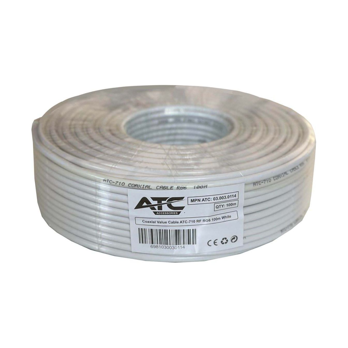 ATC Στροφείο RF ATC-710 Value RG6 100m