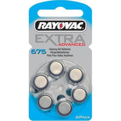 Rayovac Μπαταρίες Βαρηκοΐας Extra Advanced 675 (6τμχ)