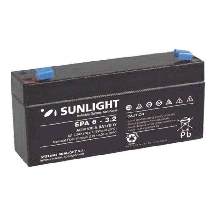 Sunlight Μπαταρία Μολύβδου 6V 3.2A