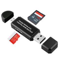 ATC Αντάπτορας USB/Micro Card Reader 2 σε 1