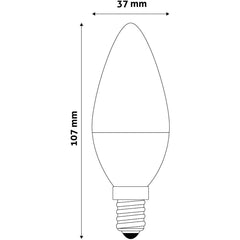 Avide Λάμπα LED Κερί 7W E14 Λευκό 4000K Value