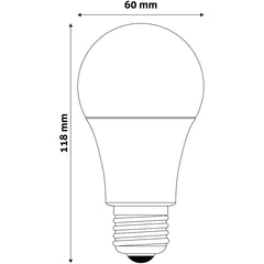 Avide Λάμπα LED Κοινή 12W E27 Λευκό 4000K Value