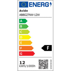 Avide Λάμπα LED Κοινή 12W E27 Λευκό 4000K Value